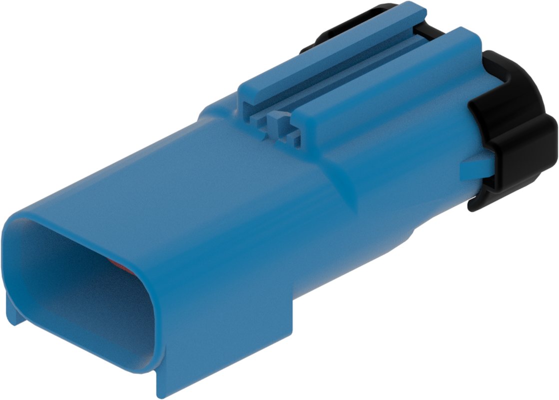 3 Way Male APEX 2.8 Sealed Connector Blue-Light