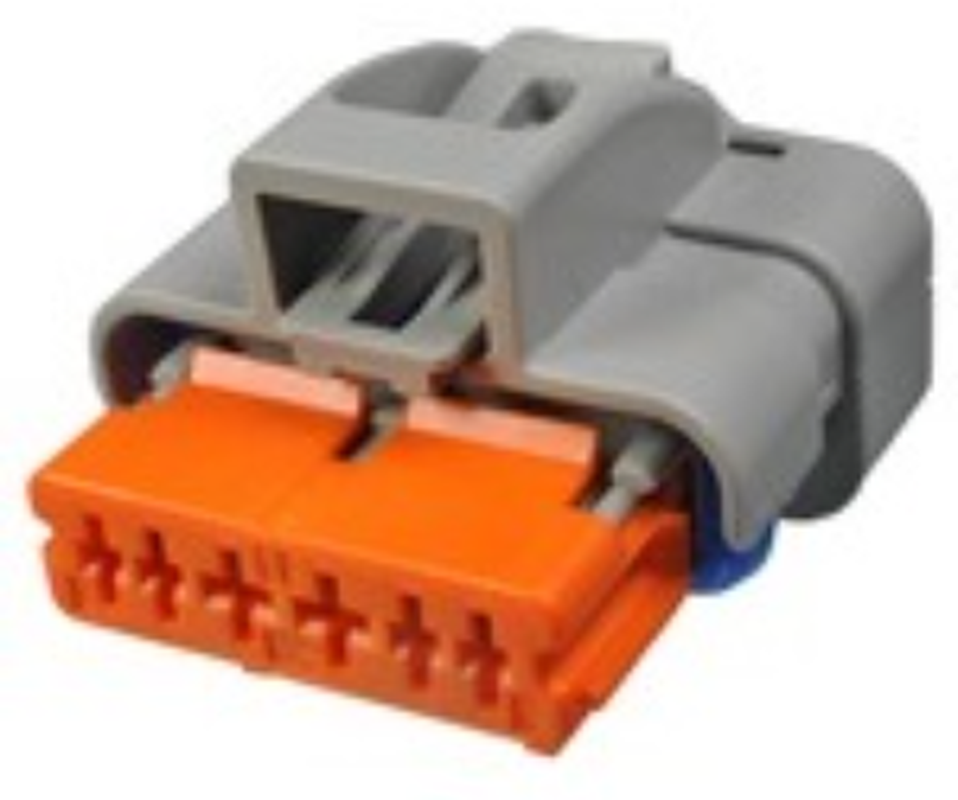 6 Way F SICMA-3 1.5 2.8 Sealed Connector Green
