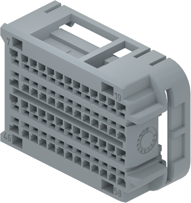 52 Way F MCP 1.2 Sealed Connector Gray