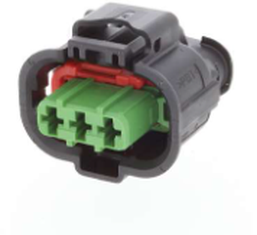 3 Way F DCS-2 2.8 Sealed Connector Black