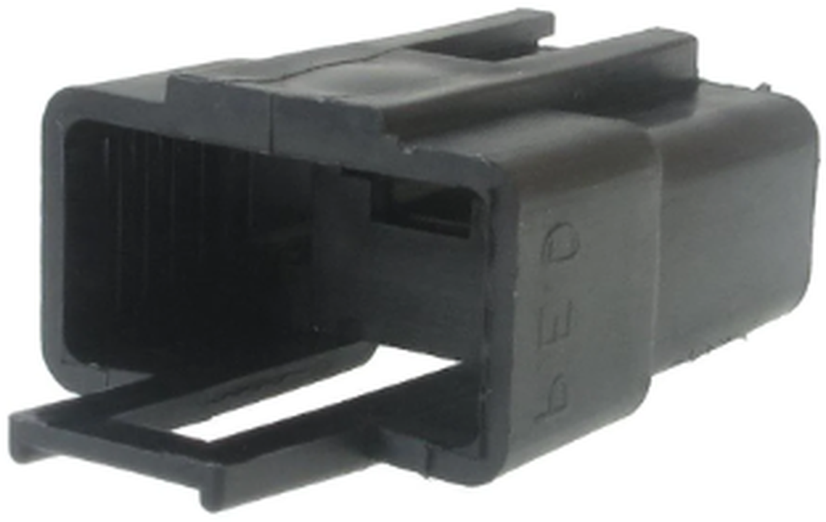 3 Way M 56 SERIES 6.3 Unsealed Connector Black