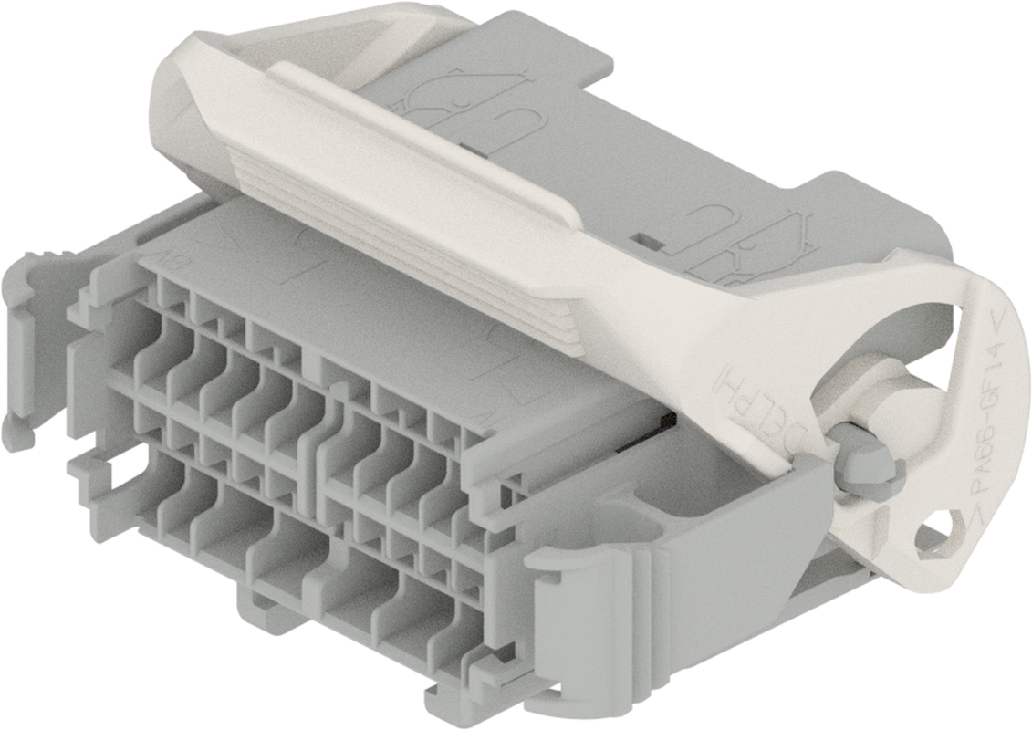 40 Way Male GT Unsealed Connector Grey