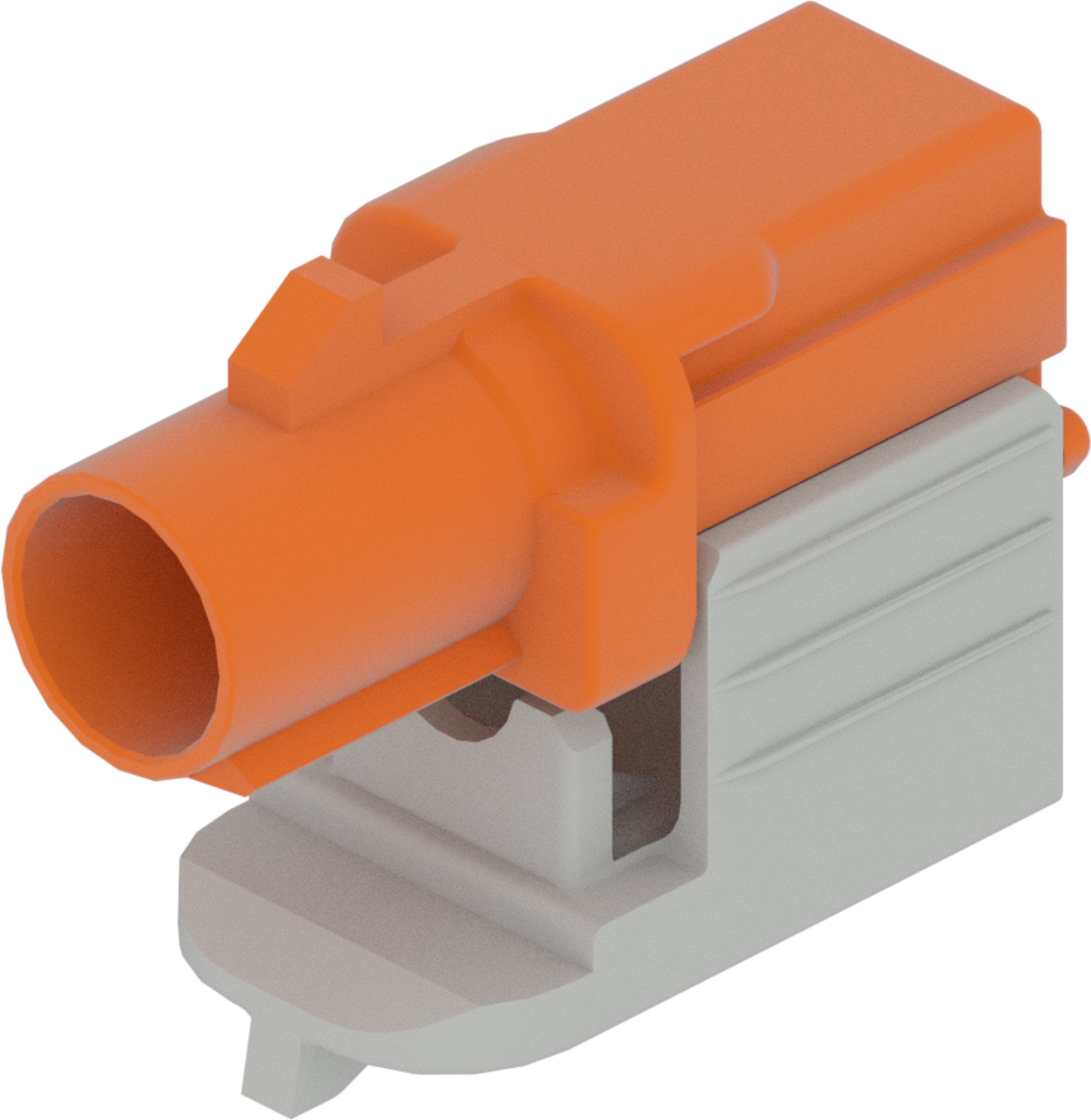 1 Port 1 Row Male Fakra Orange Light Code M