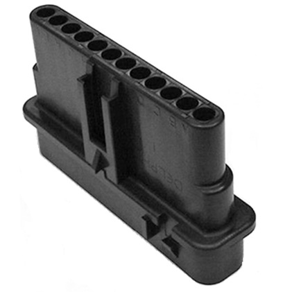 12 Way F GT SPL SAVER 150 Sealed Connector Black