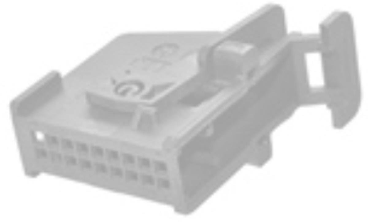 18 Way F DUO-TWIN 0.64 Unsealed Connector White