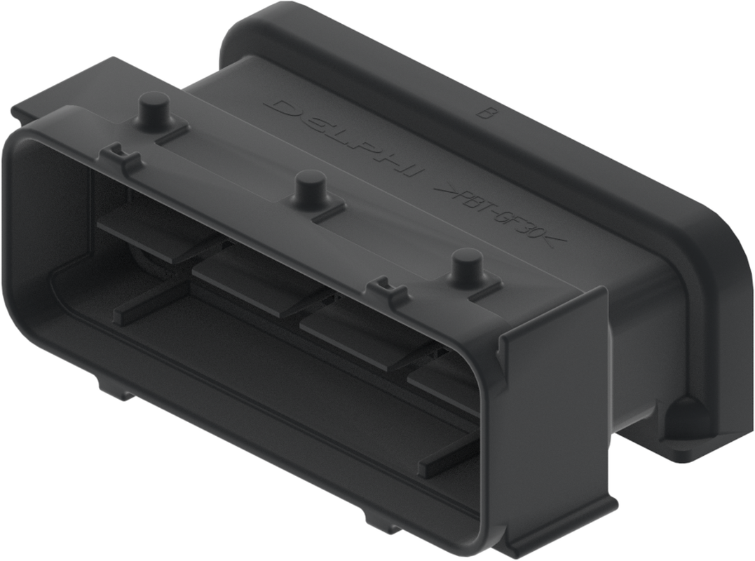 80 Way M MTS-B 0.64 Sealed Connector Black