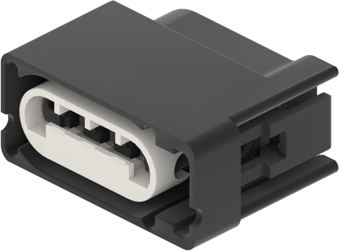 3 Way F 1.5 SERIES Sealed Connector Black