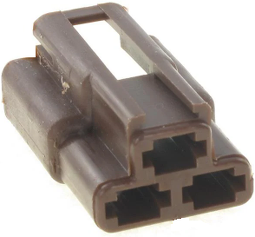 3 Way M 56 Series 6.3 Unsealed Connector Brown