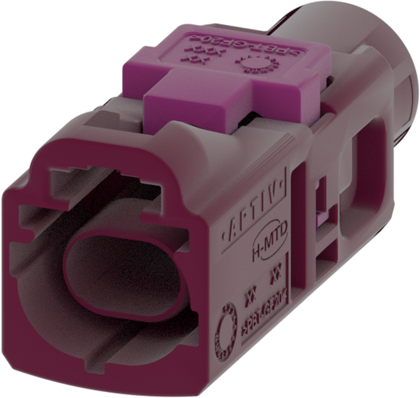 1 Port 1 Row Male H-MTD Grafe Violet Code D