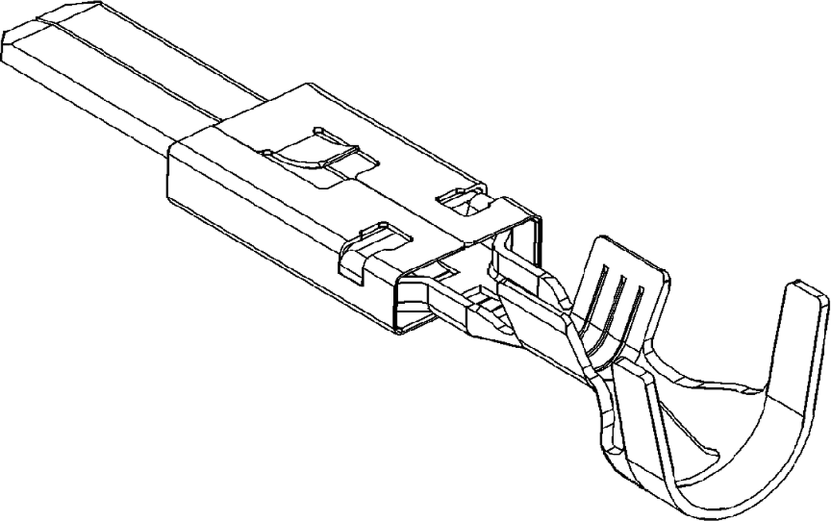 DUCON 4.8 Locking Lance Sealed Terminal Cross Sec (1.5 - 2.5 mm²)