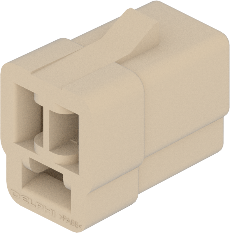 3 Way Female 56 SERIES Unsealed Connector Cream