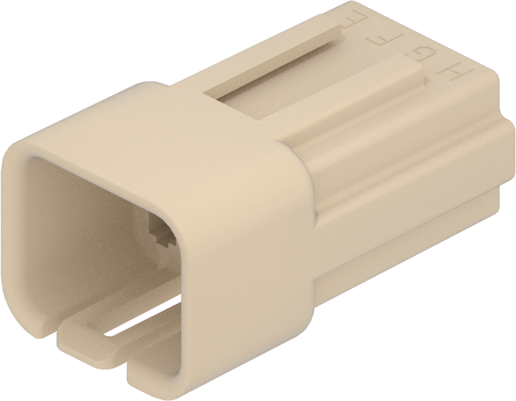 8 Way M MetriPack (M/P) 1.5 Unsealed Connector Cream