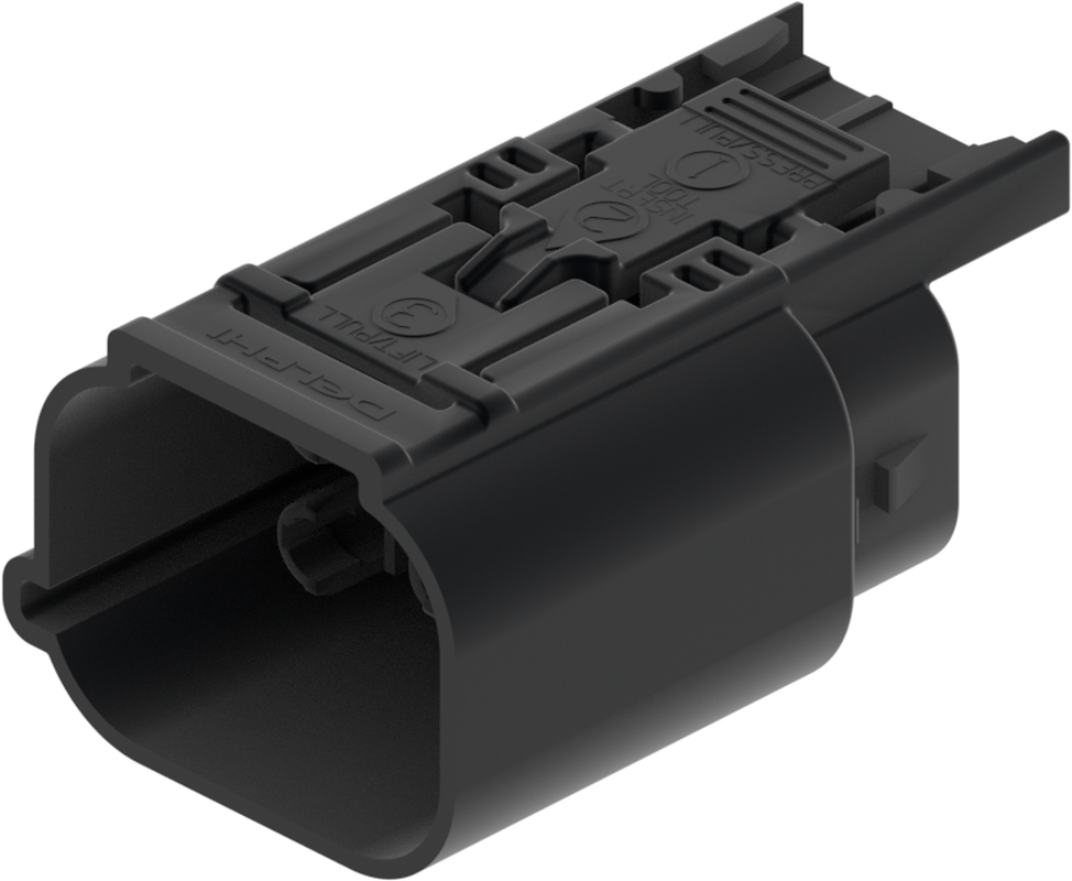 6 Way Female MIXED Sealed Connector Black