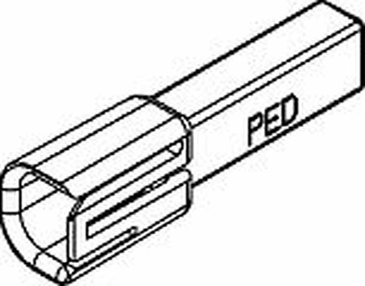 1 Way M MetriPack (M/P) 150 Unsealed Connector Black