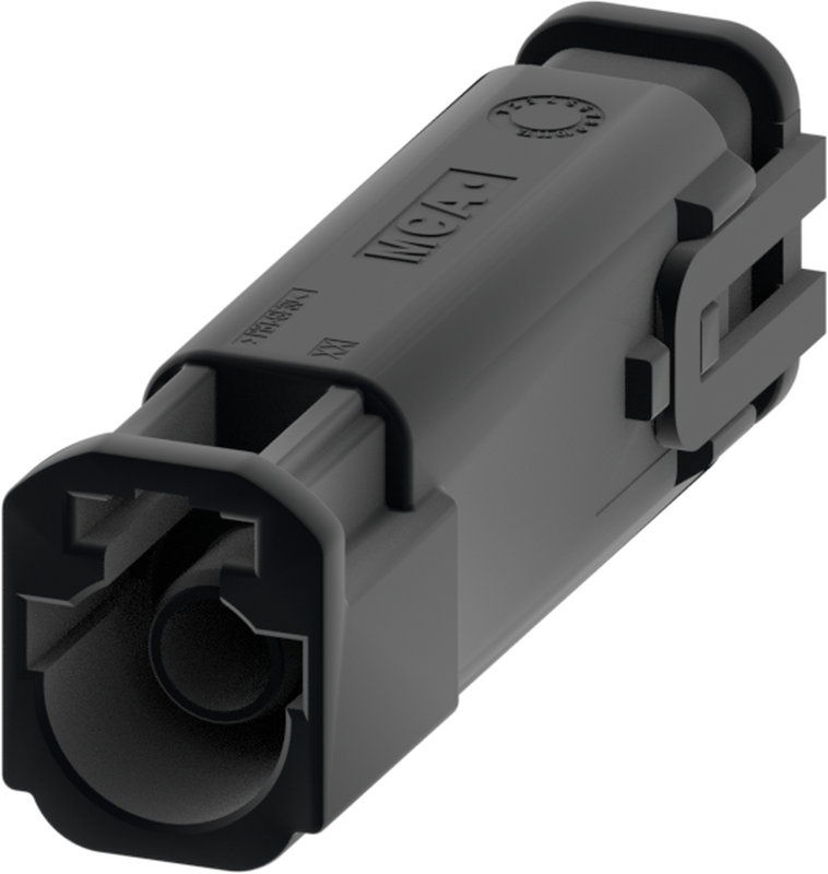 1 Port 1 Row MCA-B Male Mini Coax Black Code A