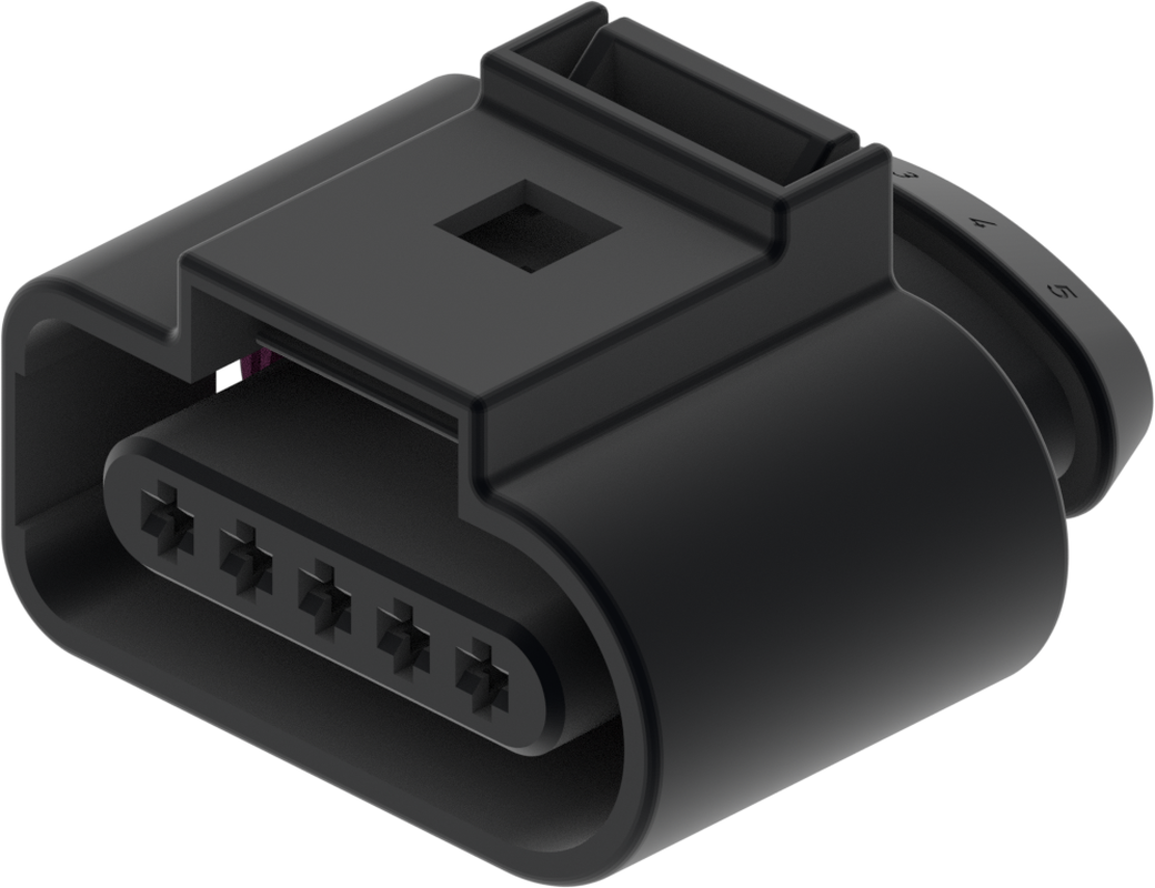 5 Way Female 1.5 TIMER Sealed Connector Black