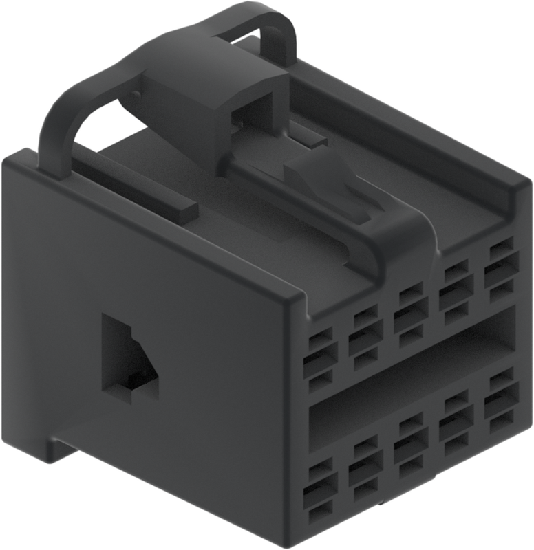10 Way F TIMER 1.5 Unsealed Connector Black
