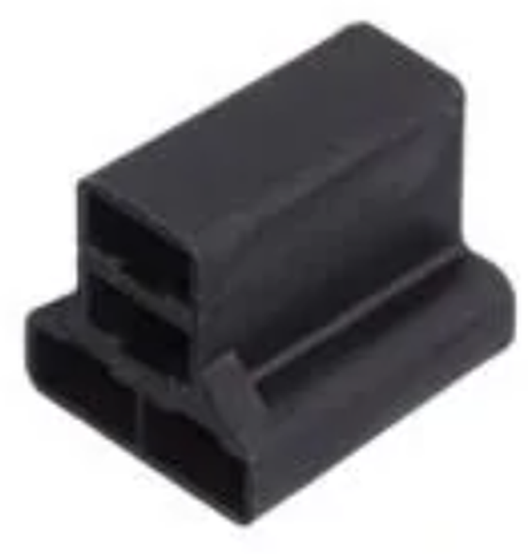 4 Way F 56 SERIES 6.3 Unsealed Connector Black