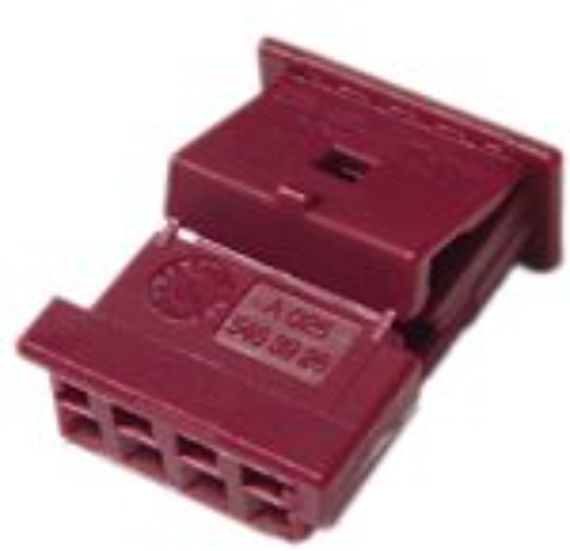 4 Way F MTS 0.64 Unsealed Connector Violet