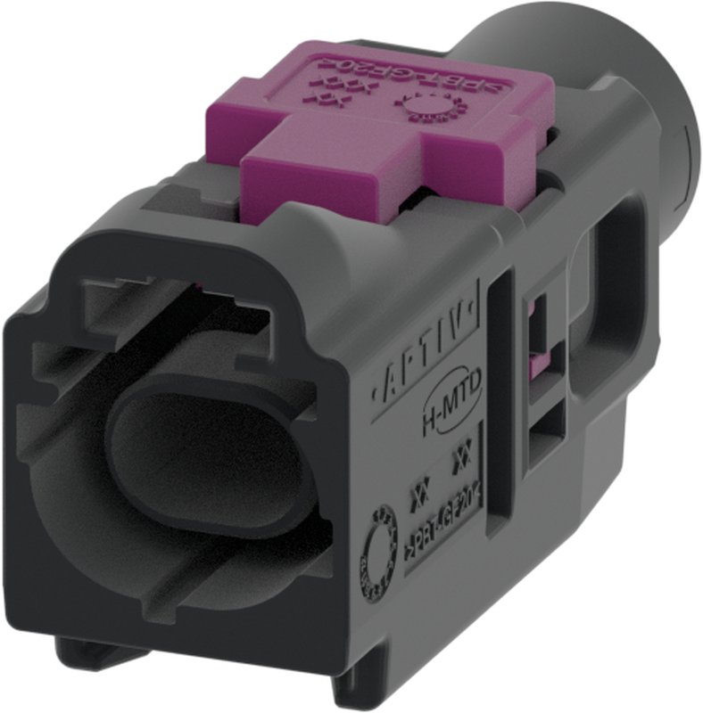 1 Port 1 Row Male H-MTD Black Code A