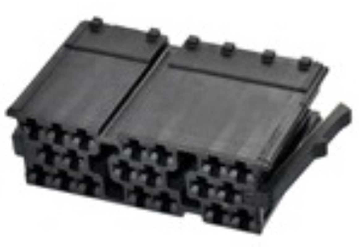 20 Way F DCS-2 1.5 Unsealed Connector Black