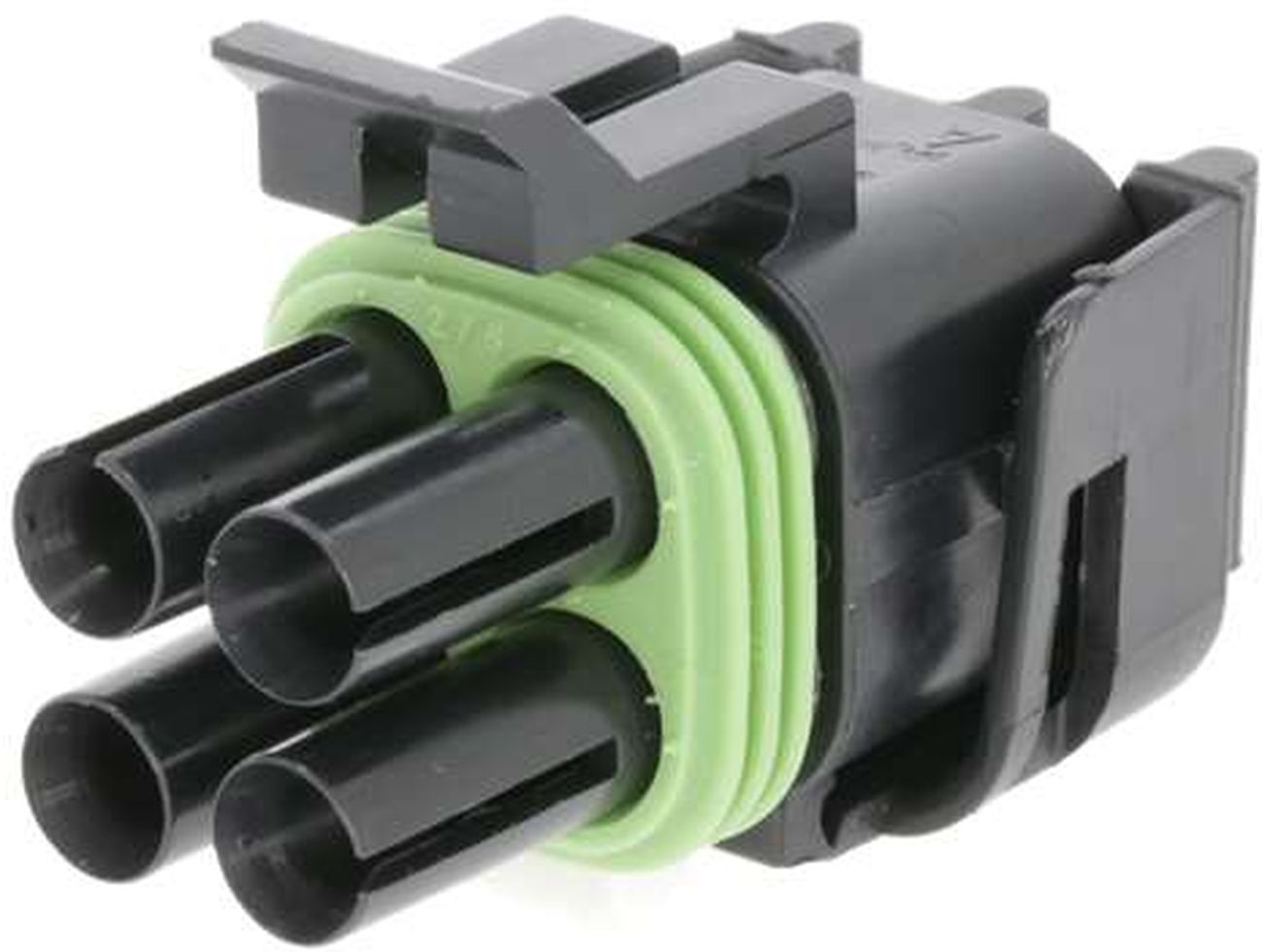 4 Way 2.6 W/P Sealed Connector Black
