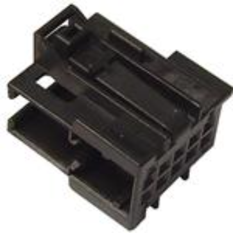 10 Way F MTS 0.64 Unsealed Connector Black