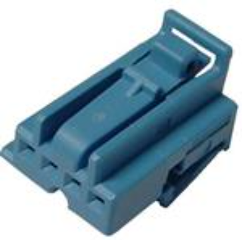 4 Way F MTS 0.64 Unsealed Connector Blue
