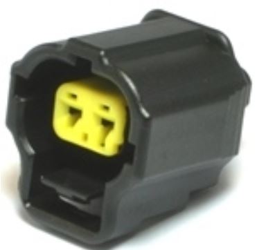 2 Way F 070 Sealed Connector Black