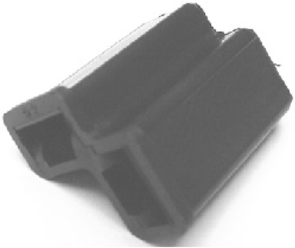 2 Way F 56 SERIES 6.3 Unsealed Connector Black