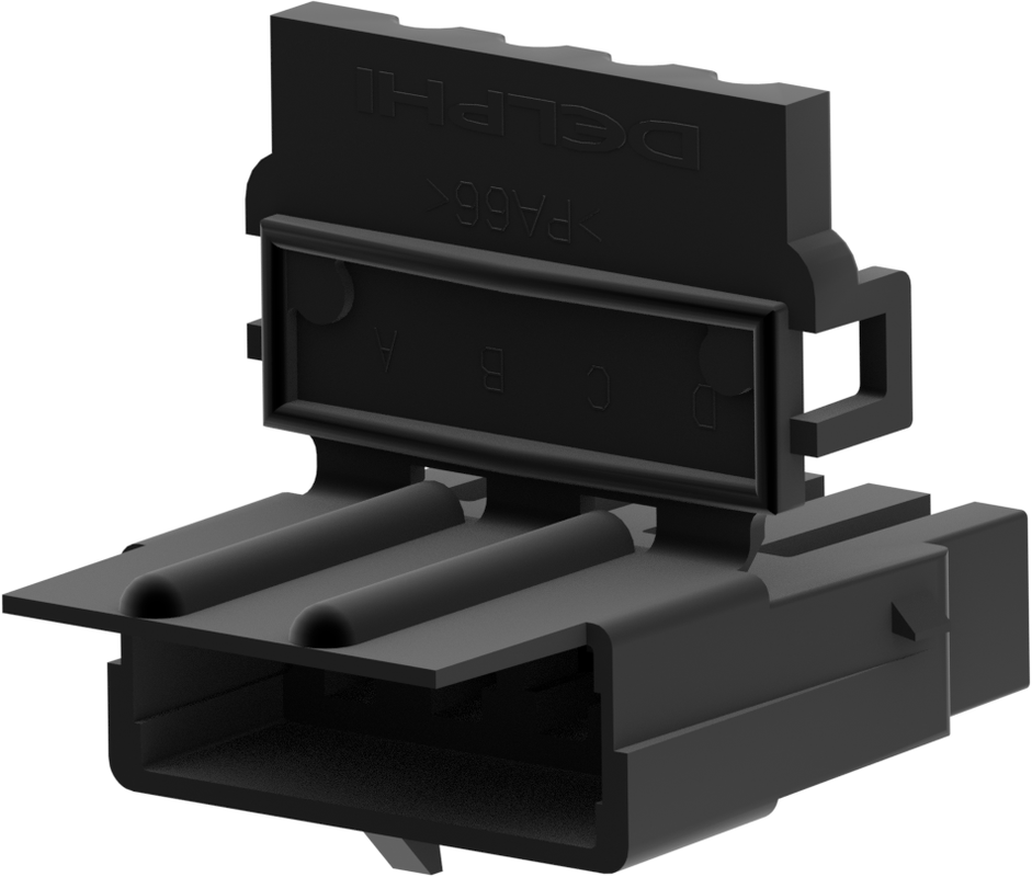 4 Way M MetriPack (M/P) 6.3 Unsealed Connector Black