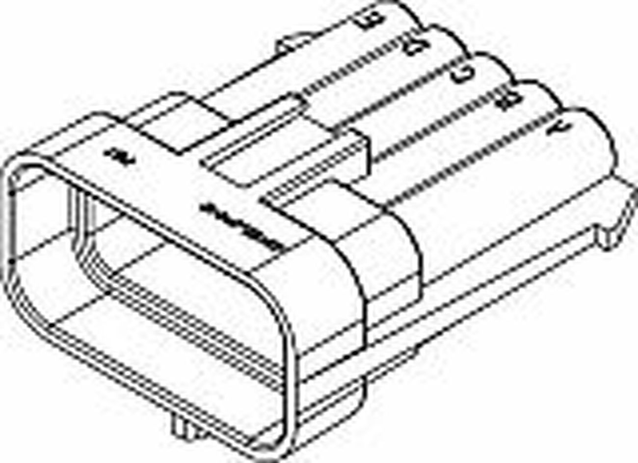 10 Way M MetriPack (M/P) 150 Sealed Connector Gray