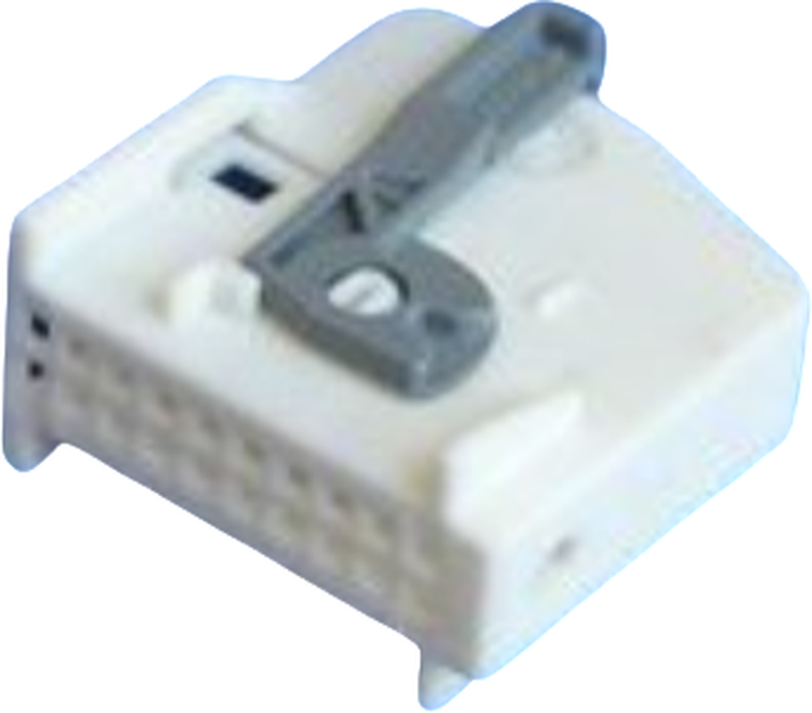 20 Way F MTS 0.64 Unsealed Connector Natural