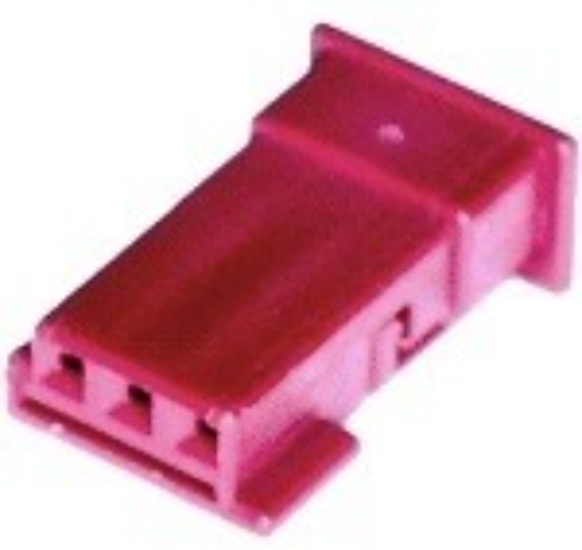 3 Way F MTS 0.64 Unsealed Connector Violet