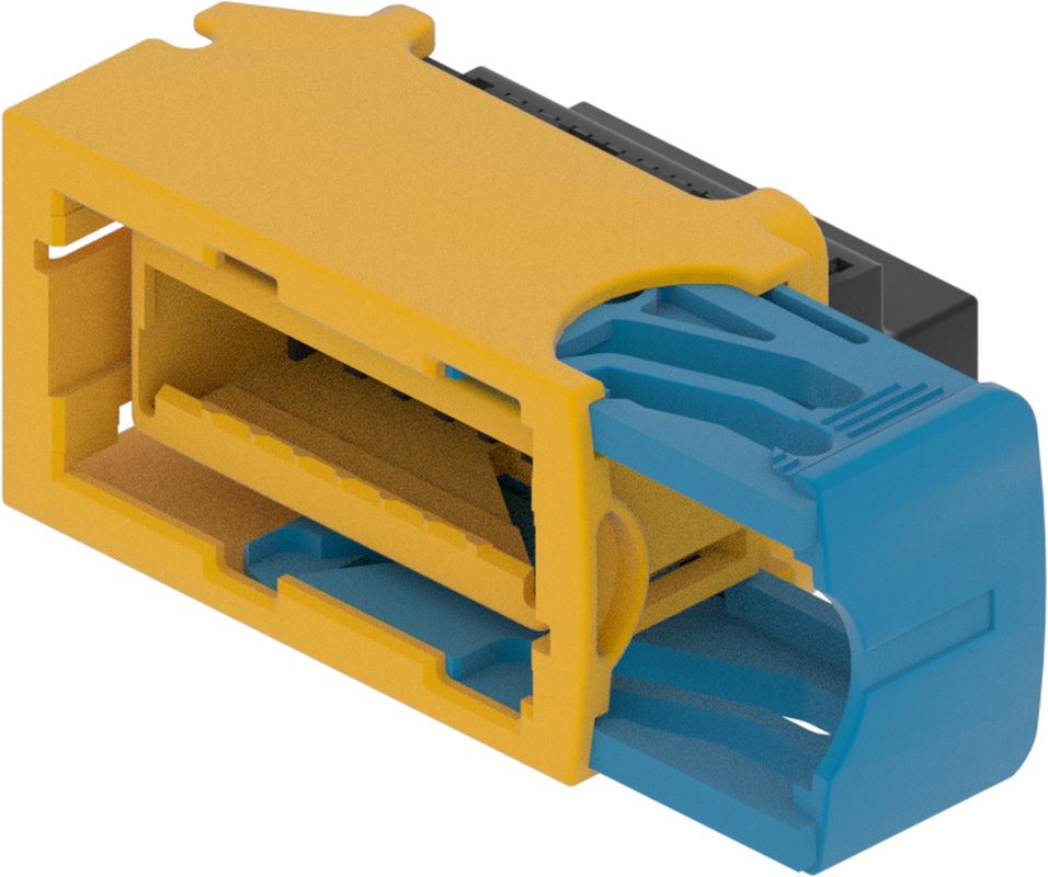 20 Way F 0.64 MQS SICMA-3 1.5 2.8 Unsealed Connector Yellow